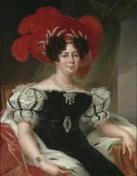 Portrait of Desideria, Queen of Sweden and Norway