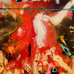 Abstract Red Journey