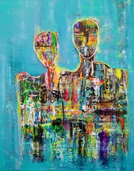 Modern Abstract Couple