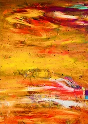 Vibrant Fiery Abstract