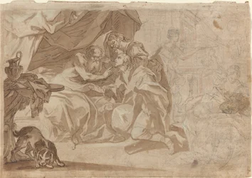 Jacob and Rebecca before Isaac