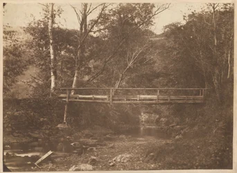 Landscape with Trees and Bridge