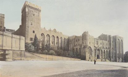 Avignon, Palace of the Popes, N W Ensemble