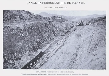 Canal Interoceanique De Panama, Travaux Des Ecluses