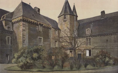 Carrouge, Chateau, Facade on the Courtyard
