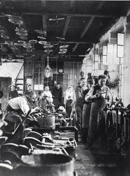 Cutlers at Work in the Workshop, France, Late 19th Century