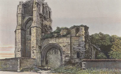 Donzy, Old Priory of the Meadow, West View