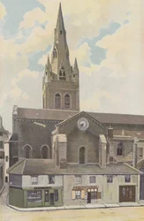 Grenoble, Saint-Andre Church, N Side