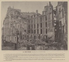 La Commune de Paris, The Red Cross, View Taken from Rue du Cherche-Midi