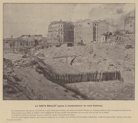 La Commune de Paris, La Porte Maillot, After the Bombardment of Mont Valerien
