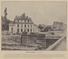 The Commune of Paris, Pont de Neuilly, Puteaux Side