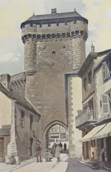 La Souterraine, City Gate, Exterior View
