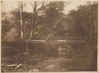 Landscape with Trees and Bridge, c. 1850