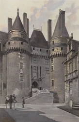 Langeais, Chateau, City Side Entrance