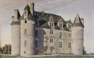 Le Vieil-Bauge, Chateau de Landifer, Southeast View
