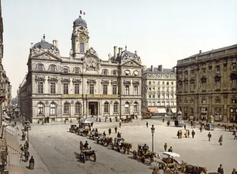 Lyon Town Hall from Place de Terreaux