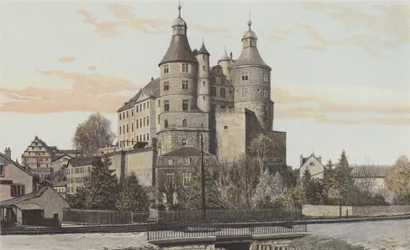 Montbeliard, View of the Castle