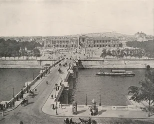 Paris: A View of the Place de la Concorde, looking North