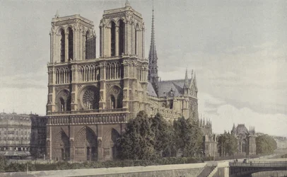 Paris, Church of Notre-Dame, View of the West Facade