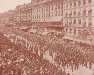 Paris: President of the Republic and the Funeral Procession