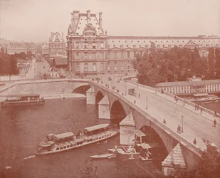 Paris: The Pont Royal and Louvre