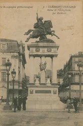 Picturesque Auvergne - Statue of Vercingetorix by Bartholdi in Clermont-Ferrand