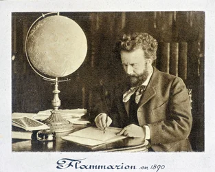 Portrait of Camille Flammarion (1842-1925), French Astronomer - Photography