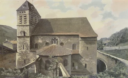 Saint-Chef, Church, Apse Side