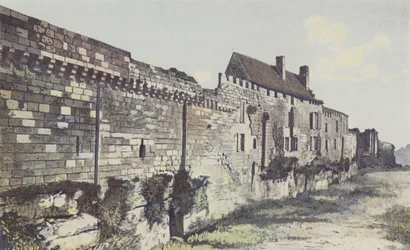 Saint-Emilion, Remains of the Ramparts to the Northwest, Malet Residence