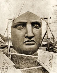 The Construction of the Statue of Liberty (Detail), c.1876