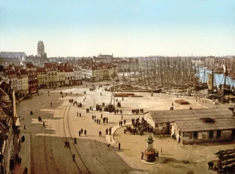 View of Dunkirk Port, 1890-1900