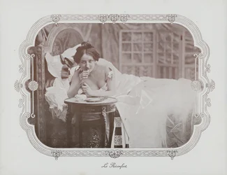 Woman Relaxing in Bed