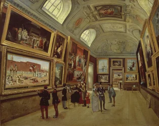 A Picture Gallery at the Musee du Luxembourg, 1883-85