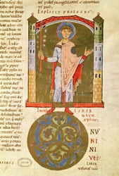 A Prophet, from the Bible of Saint-Andre aux-Bois