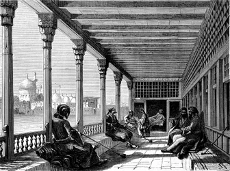 A Cafe on the Banks of the Tigris, Baghdad
