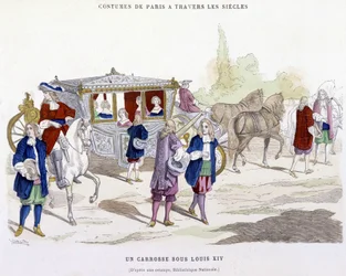 A Carriage under Louis XIV - in 
