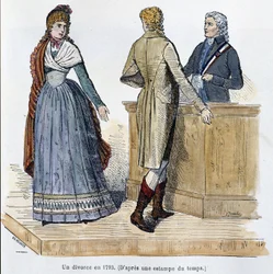 A divorce in 1793 - in 