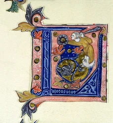 A man holding a whip and a shield