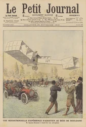 A sensational flight in the Bois de Boulogne, Paris
