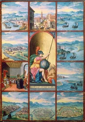 Places in Italy, from Voyage dans les Pouilles by Nagius