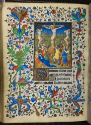Crucifixion (from the Chevalier Hours, c.1420)