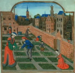 A walled town garden (from 