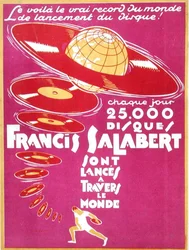Advertisement for Francis Salabert Disques