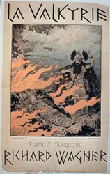 Advertisement for The Valkyrie, Poems and Music by Richard Wagner