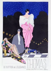 Advertisement for the Bootmaker Thomas from the fashion magazine Art-Gout-Beaute, 1924