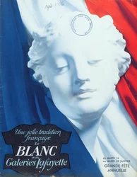 Advertisement for January Sale at Galeries Lafayette