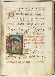 All Saints, Gradual f.85