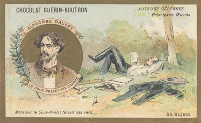 Alphonse Daudet, French writer and playwright, author of 