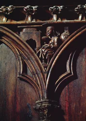 An Alchemist, from a choir stall