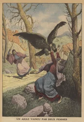 An Eagle Defeated by Two Women